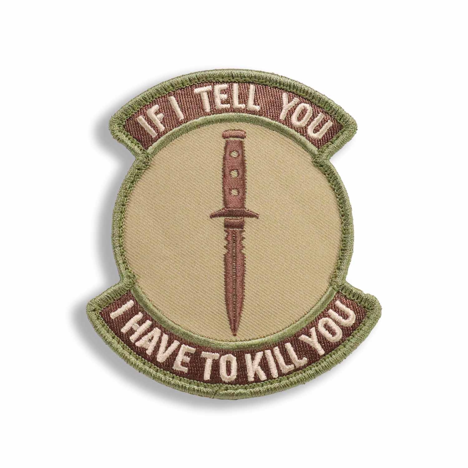 Supplies - Identification - Morale Patches - Mil-Spec Monkey If I Tell You Patch