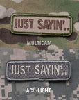 Supplies - Identification - Morale Patches - Mil-Spec Monkey Just Sayin' Patch