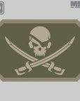 Mil-Spec Monkey Pirate Skull PVC Patch