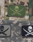 Supplies - Identification - Morale Patches - Mil-Spec Monkey Pirate Skull PVC Patch