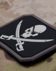 Supplies - Identification - Morale Patches - Mil-Spec Monkey Pirate Skull PVC Patch