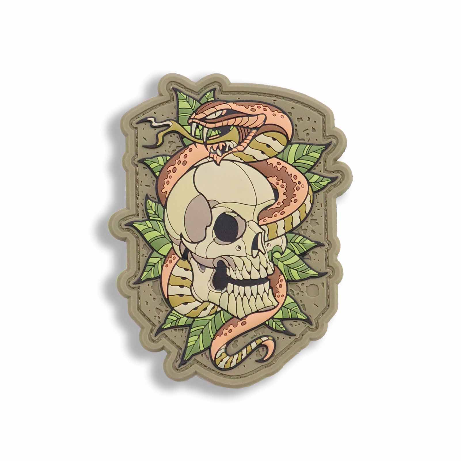 Supplies - Identification - Morale Patches - Mil-Spec Monkey Skull Snake 2 PVC Morale Patch