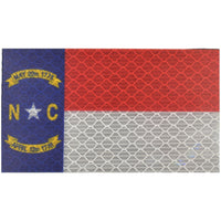 Supplies - Identification - Morale Patches - Offbase North Caroline NC State Reflective Flag Patch