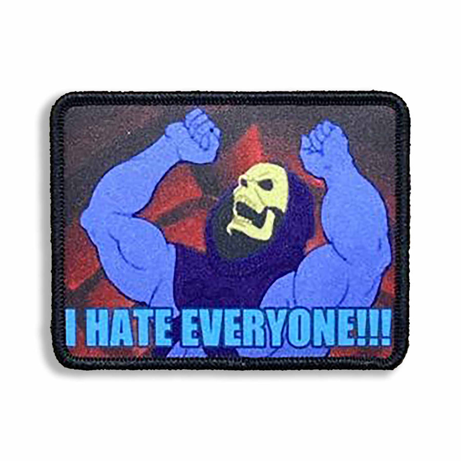 Supplies - Identification - Morale Patches - Tactical Outfitters I Hate Everyone! Skeletor Patch