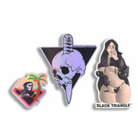 Supplies - Identification - Stickers - Black Triangle Sticker Pack V2