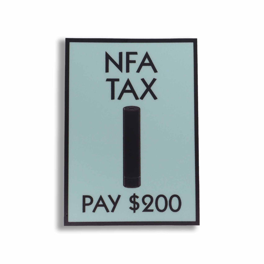 Supplies - Identification - Stickers - ENDO Tactical NFA Tax Vinyl Sticker