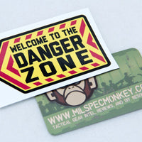 Supplies - Identification - Stickers - Mil-Spec Monkey Danger Zone Decal Sticker