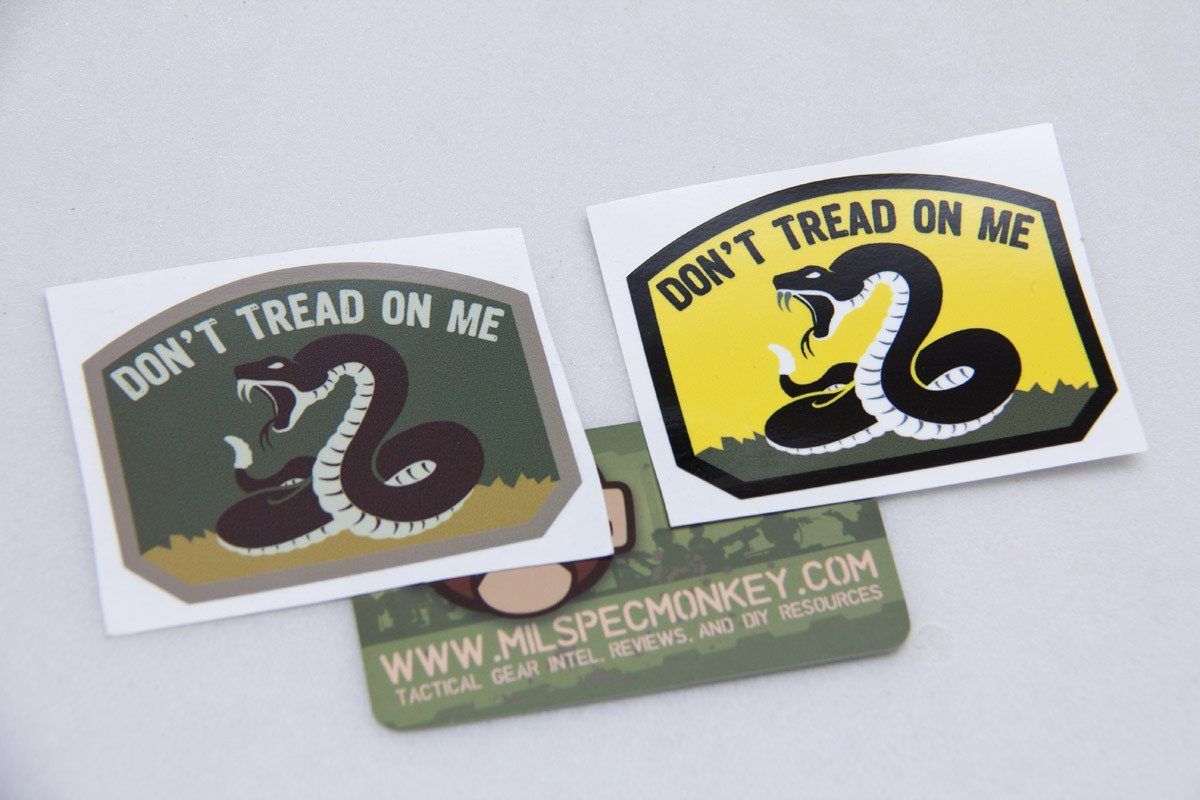 Supplies - Identification - Stickers - Mil-Spec Monkey Don't Tread On Me DTOM Decal Sticker