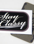 Supplies - Identification - Stickers - Mil-Spec Monkey Stay Classy Decal Sticker