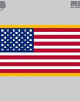 Supplies - Identification - Stickers - Mil-Spec Monkey US Flag (Forward) Decal Sticker