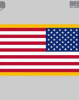 Supplies - Identification - Stickers - Mil-Spec Monkey US Flag (Reverse) Decal Sticker