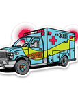 Supplies - Identification - Stickers - Thirty Seconds Mystery Machine Ambulance Sticker