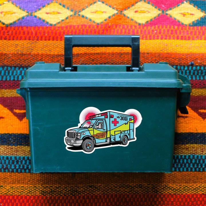 Supplies - Identification - Stickers - Thirty Seconds Mystery Machine Ambulance Sticker