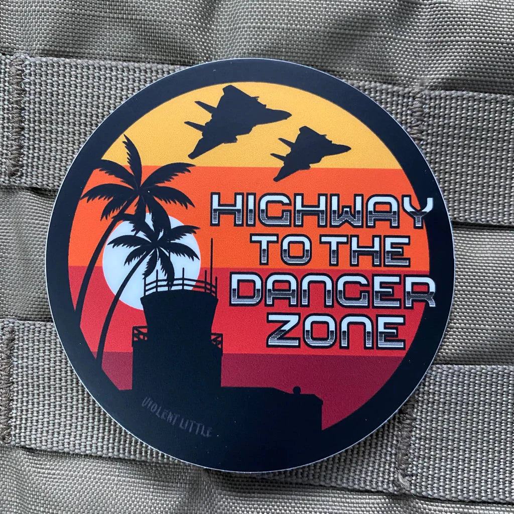 Supplies - Identification - Stickers - Violent Little "Highway To The Danger Zone" Sticker