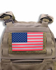 Supplies - Identification - Uniform Patches - IR.Tools™ GARRISON Infrared IR Forward American US Flag Patch - 3x5"