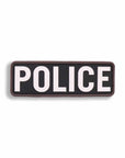 Supplies - Identification - Uniform Patches - Mil-Spec Monkey POLICE Placard 6x2" PVC Plate Carrier Patch