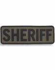 Supplies - Identification - Uniform Patches - Mil-Spec Monkey SHERIFF Placard 6x2" PVC Plate Carrier Patch