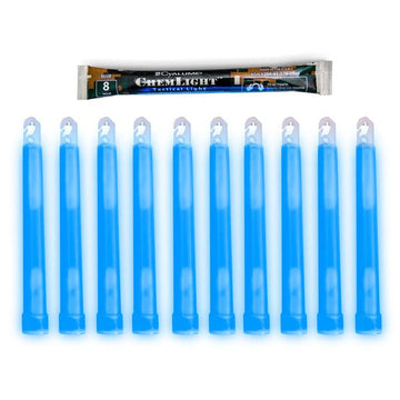 Supplies - Lights - Strobes & Markers - Cyalume 6" Tactical ChemLight - BLUE, 8 Hour (10 Pack)