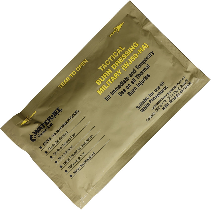 Supplies - Medical - Bandages - Water-Jel® Military Tactical Burn Dressing 8&quot; X 18&quot;