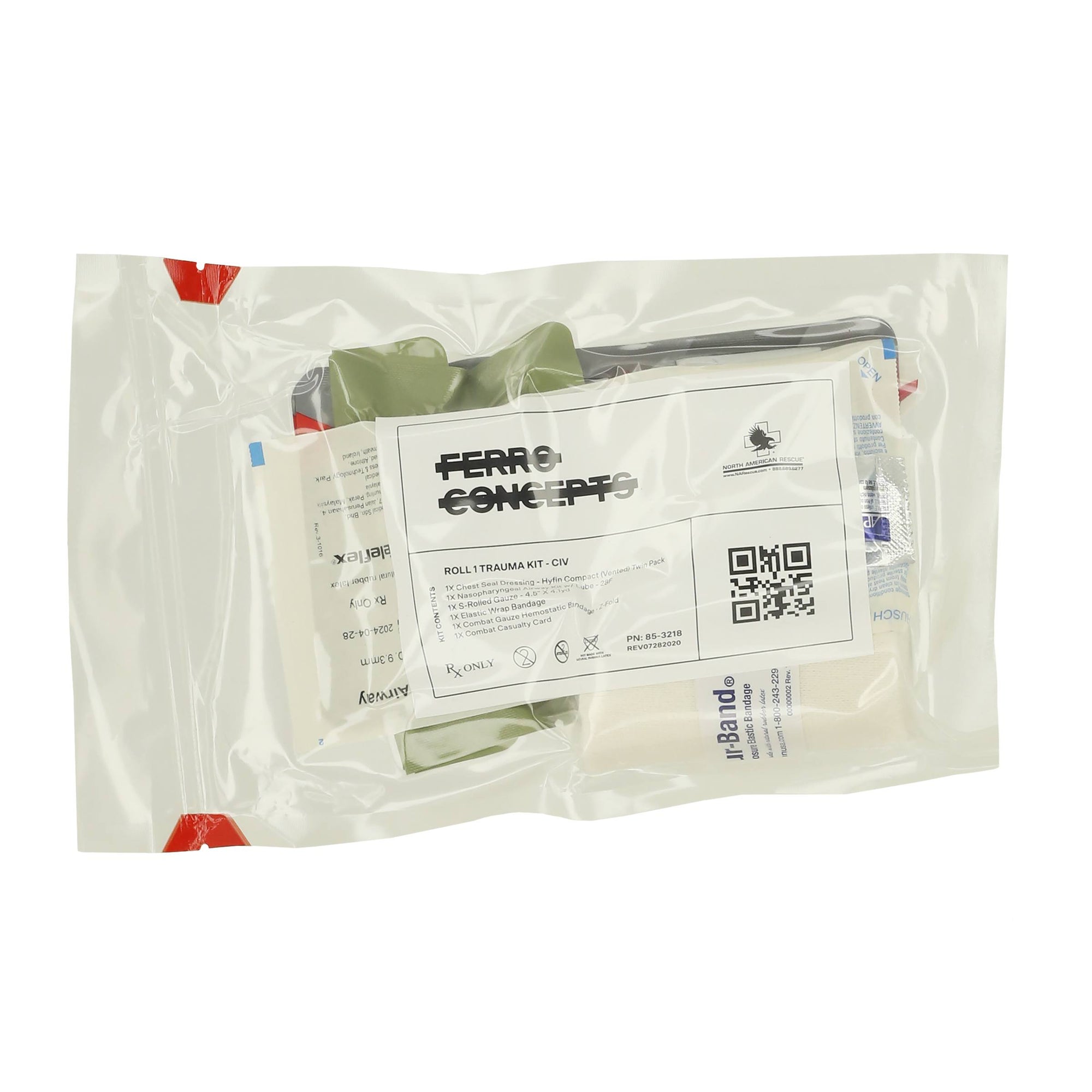 Supplies - Medical - First Aid Kits - Ferro Concepts Roll 1 Trauma Kit IFAK - CIVILIAN