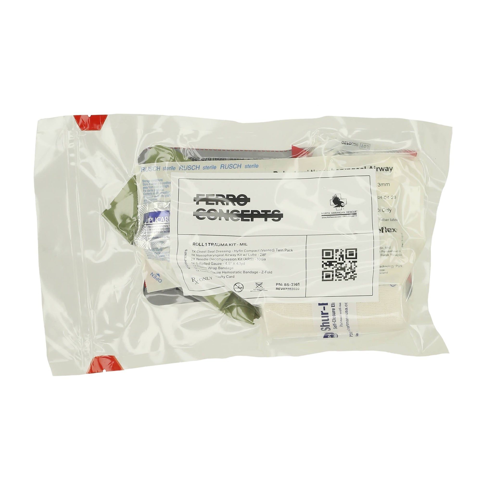 Supplies - Medical - First Aid Kits - Ferro Concepts Roll 1 Trauma Kit IFAK - MILITARY