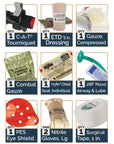 Supplies - Medical - First Aid Kits - North American Rescue SIRK Gen 1 Supplemental IFAK Individual First Aid Resupply Kit