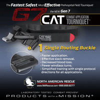 Supplies - Medical - Tourniquets - North American Rescue CAT Tourniquet (7th Gen) - Black